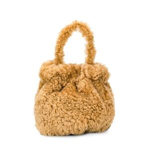 Staud Shearling Tote Bag
